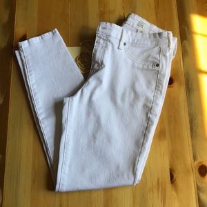 Lucky Brand White Ava Skinny Jeans 6/28